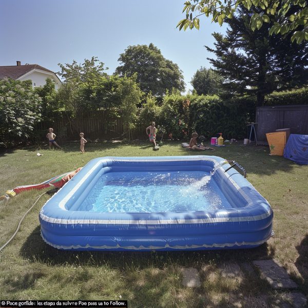Piscine gonflable : les étapes de pose à suivre
